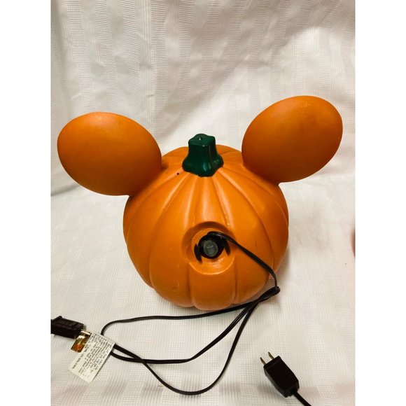 Disney Mickey Mouse Halloween Blow Mold, Light Up Pumpkin, Sold as a Set - Picture 7 of 14